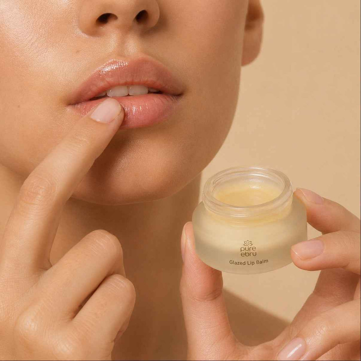 Glazed Lip Balm für trockene Lippen