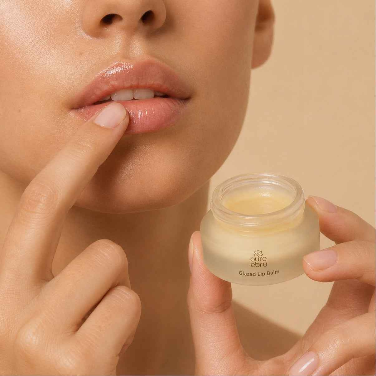 Glazed Lip Balm für trockene Lippen