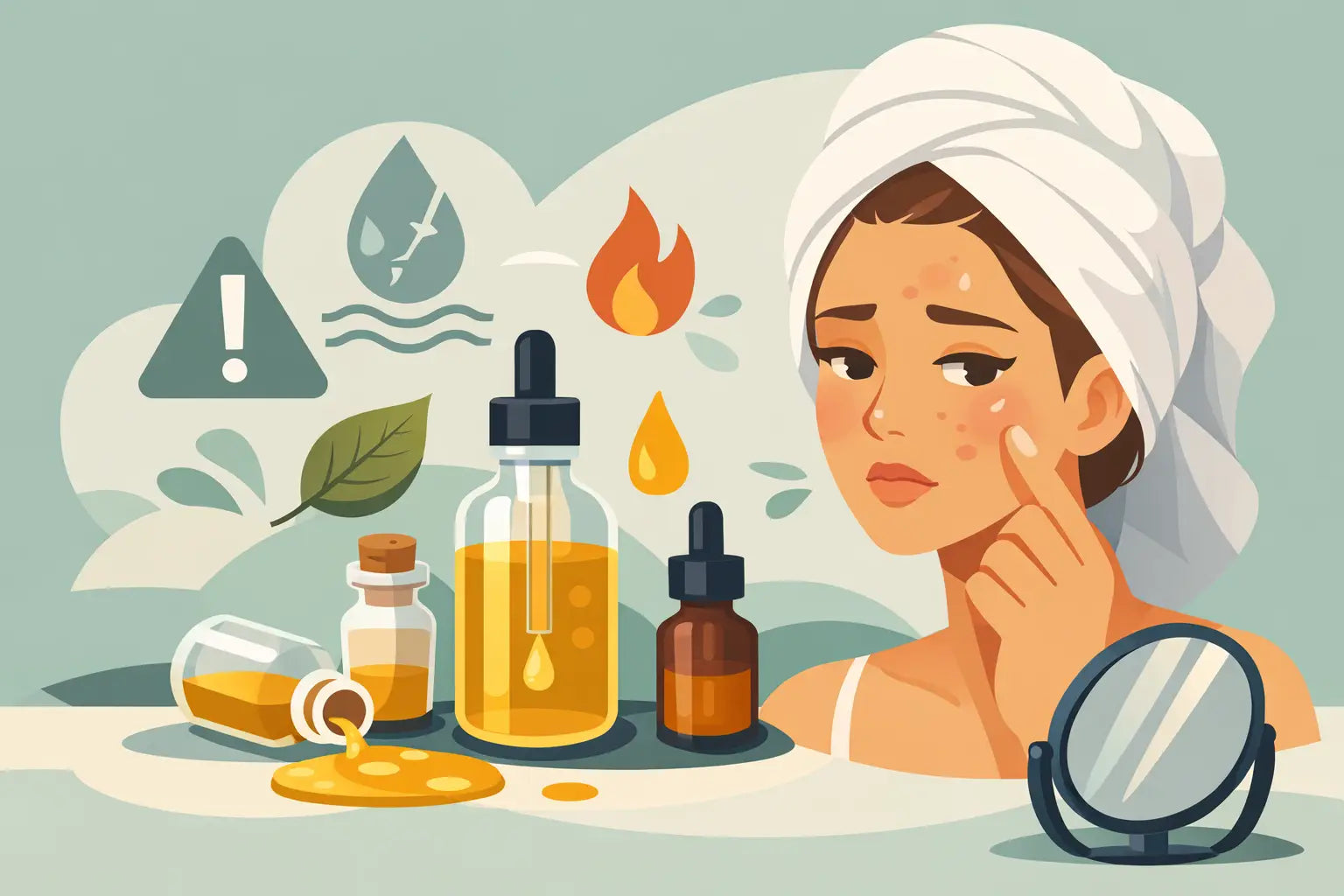 Neun Fehler bei Gesichtsölen, die Haut belasten