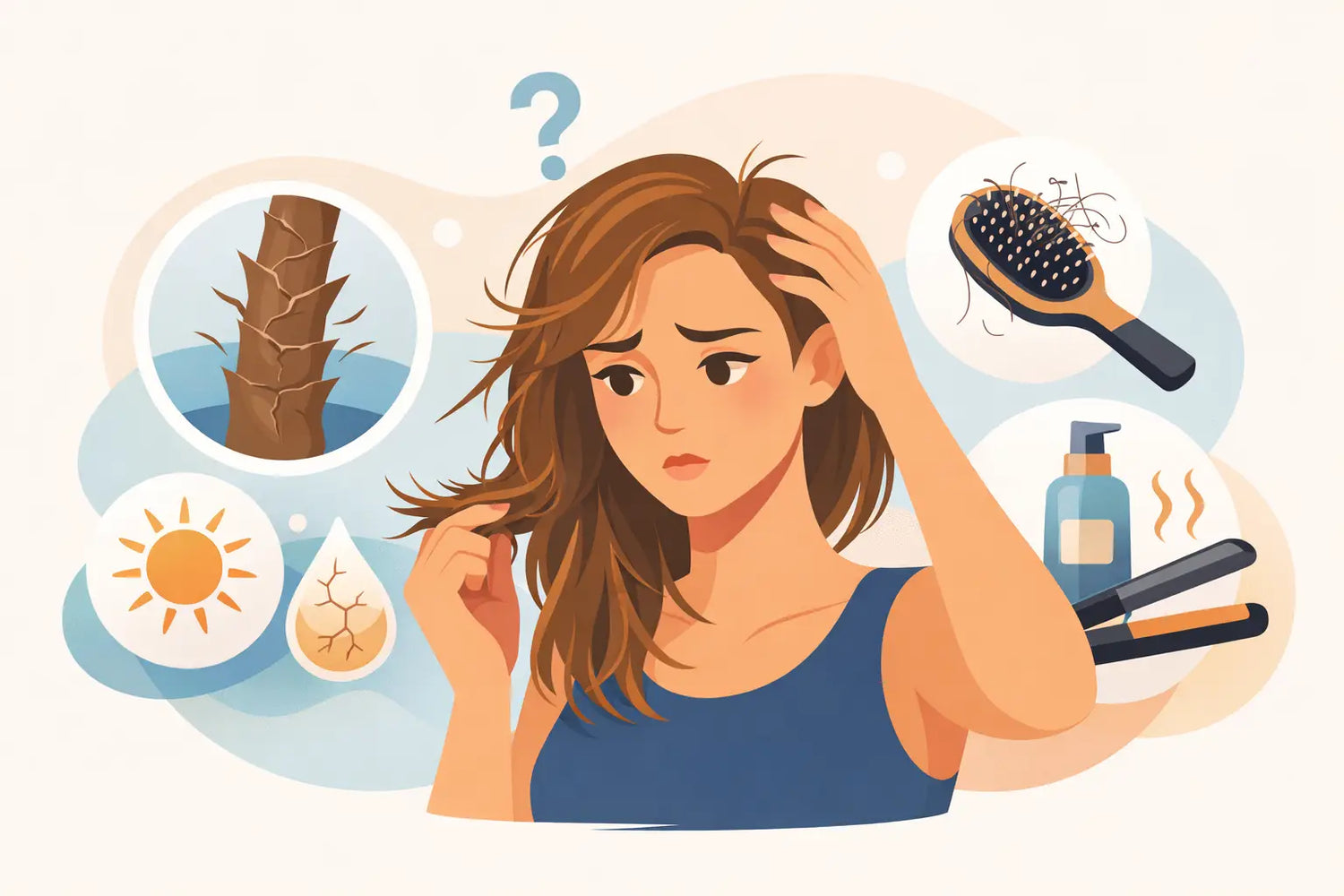 Warum wirken Haare so strohig? Die häufigsten Gründe