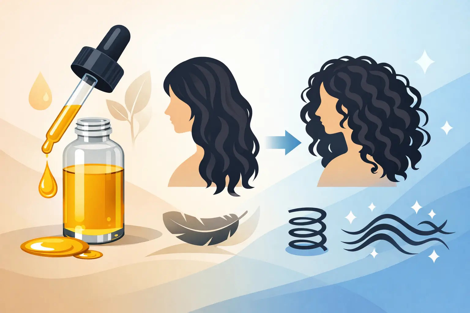 Kann Haaröl Locken beschweren? So bleibt Sprungkraft